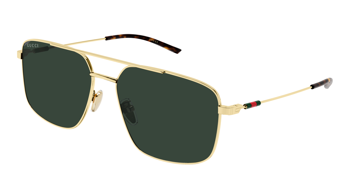 Gucci GG2096SA Sunglasses - Gold / Green (002)