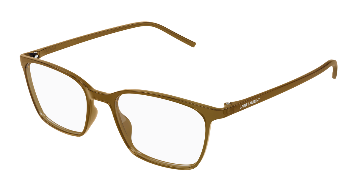 Saint Laurent SL 885 Eyeglasses - Brown / Transparent (005)