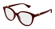 Cartier CT0643O Eyeglasses - Burgundy / Transparent (003)