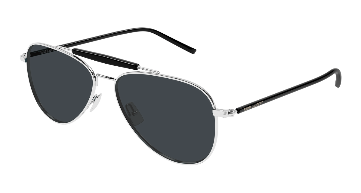 Saint Laurent SL 864 Sunglasses - Silver / Grey (002)