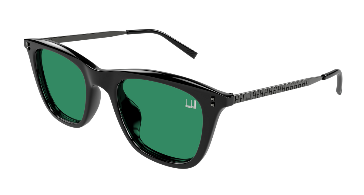 Dunhill DU0125SA Sunglasses - Black / Green (001)