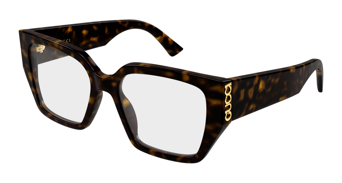 Gucci GG2042O Eyeglasses - Havana / Transparent (002)