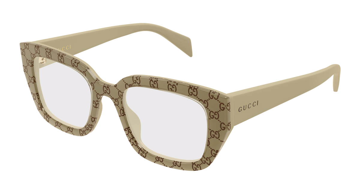 Gucci GG2021O Eyeglasses - Beige / Transparent (005)