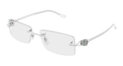 Cartier CT0647O Eyeglasses - Silver / Transparent (001)