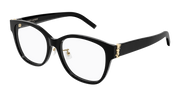 Saint Laurent SL M168/F Eyeglasses - Black / Transparent (001)