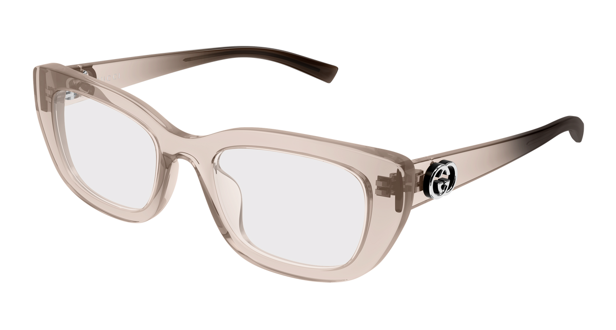 Gucci GG2027O Eyeglasses - Brown / Transparent (004)