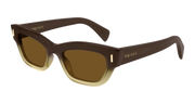 Alexander McQueen AM0548S Sunglasses - Brown (004)