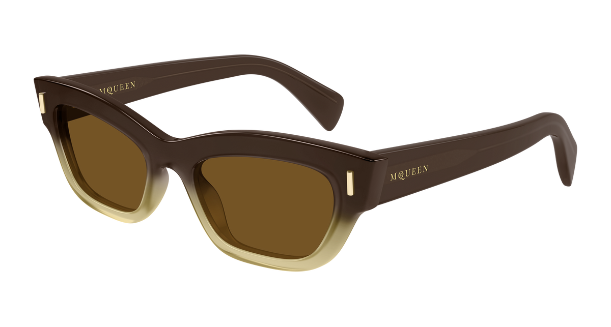 Alexander McQueen AM0548S Sunglasses - Brown (004)