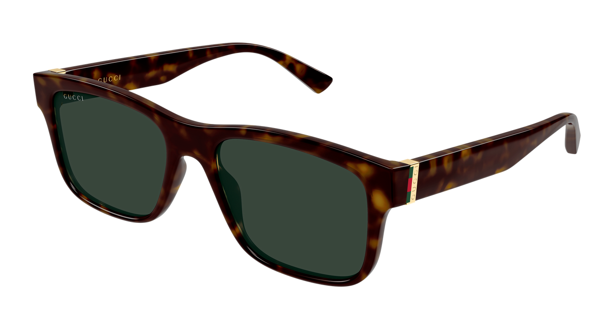 Gucci GG2085S Sunglasses - Havana / Green (002)