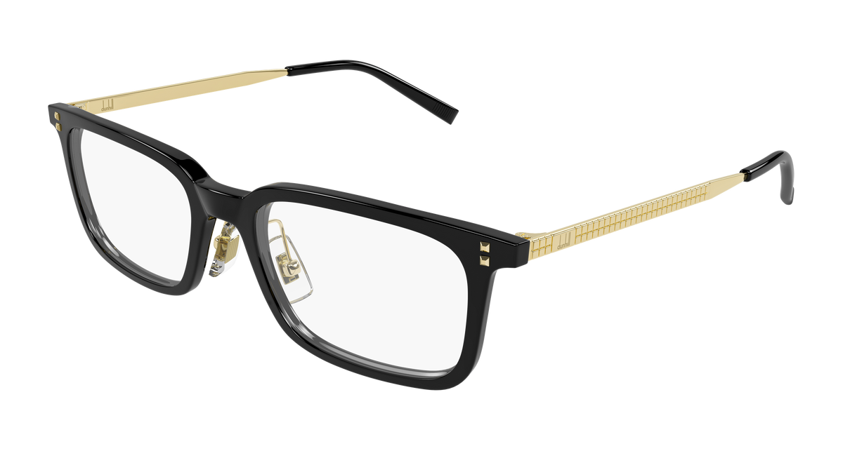 Dunhill DU0128O Eyeglasses - Black / Transparent (005)