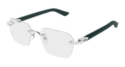 Cartier CT0623O Eyeglasses - Silver / Transparent (003)