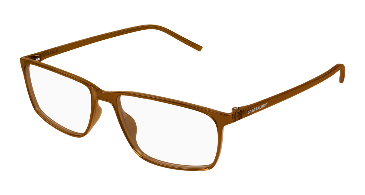 Saint Laurent SL 886 Eyeglasses - Brown / Transparent (006)