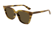 Alexander McQueen AM0556S Sunglasses - Havana / Brown (003)