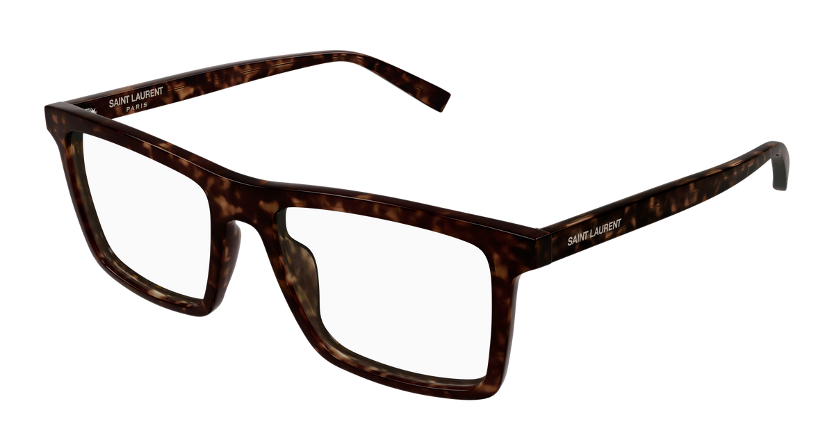 Saint Laurent SL 906 Eyeglasses - Havana / Transparent (002)