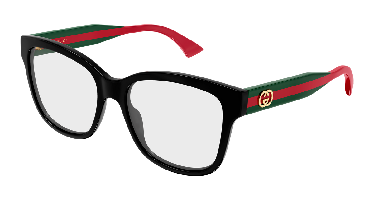 Gucci GG0038ONN Eyeglasses - Black / Transparent (001)