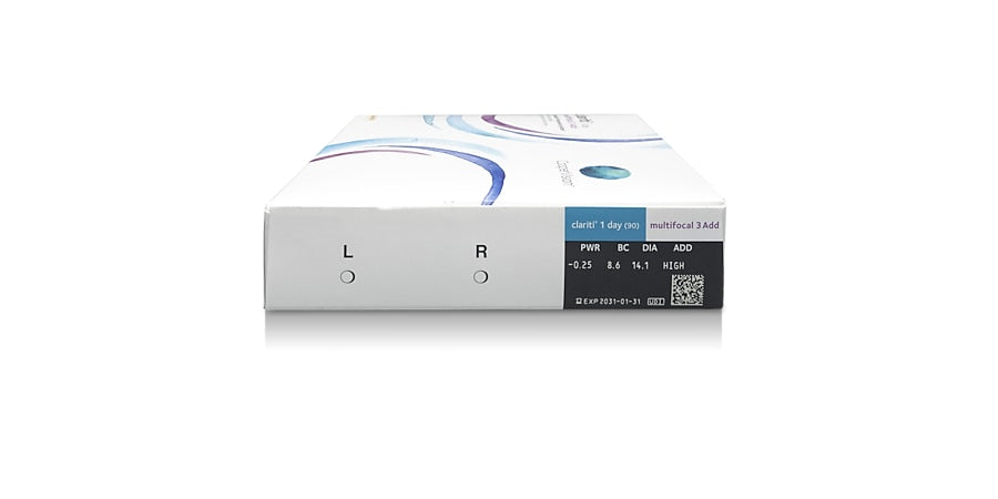Clariti® 1 Day Multifocal 3 ADD 90