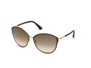 Tom Ford FT0320 FT0320 28F - Light Brown/Monocolor / Dark Havana - Lens: Dark Havana
