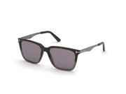 Tom Ford FT0862 FT0862 56C - Havana/Monocolor / Shiny Gunmetal - Lens: Shiny Gunmetal