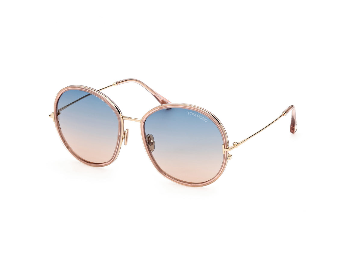 Tom Ford FT0946 FT0946 72W - Shiny Light Pink / Shiny Pale Gold