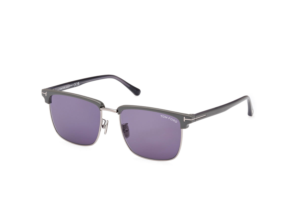 Tom Ford FT0997-H FT0997-H 51V - Shiny Dark Ruthenium / Mastic