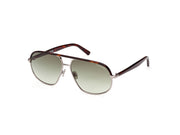 Tom Ford FT1019 FT1019 14P - Shiny Light Ruthenium / Dark Havana