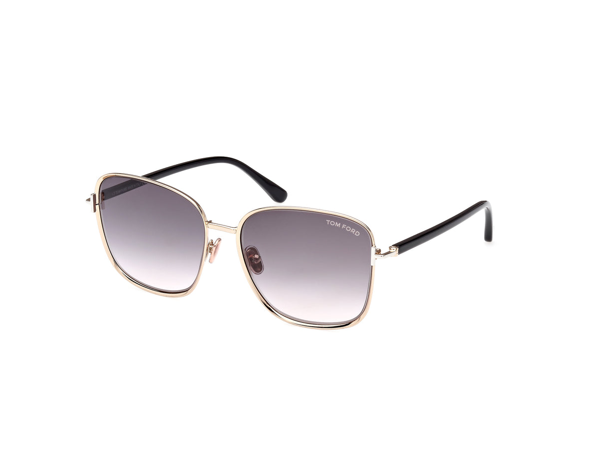 Tom Ford FT1029 FT1029 28B - Shiny Rose Gold / Shiny Black
