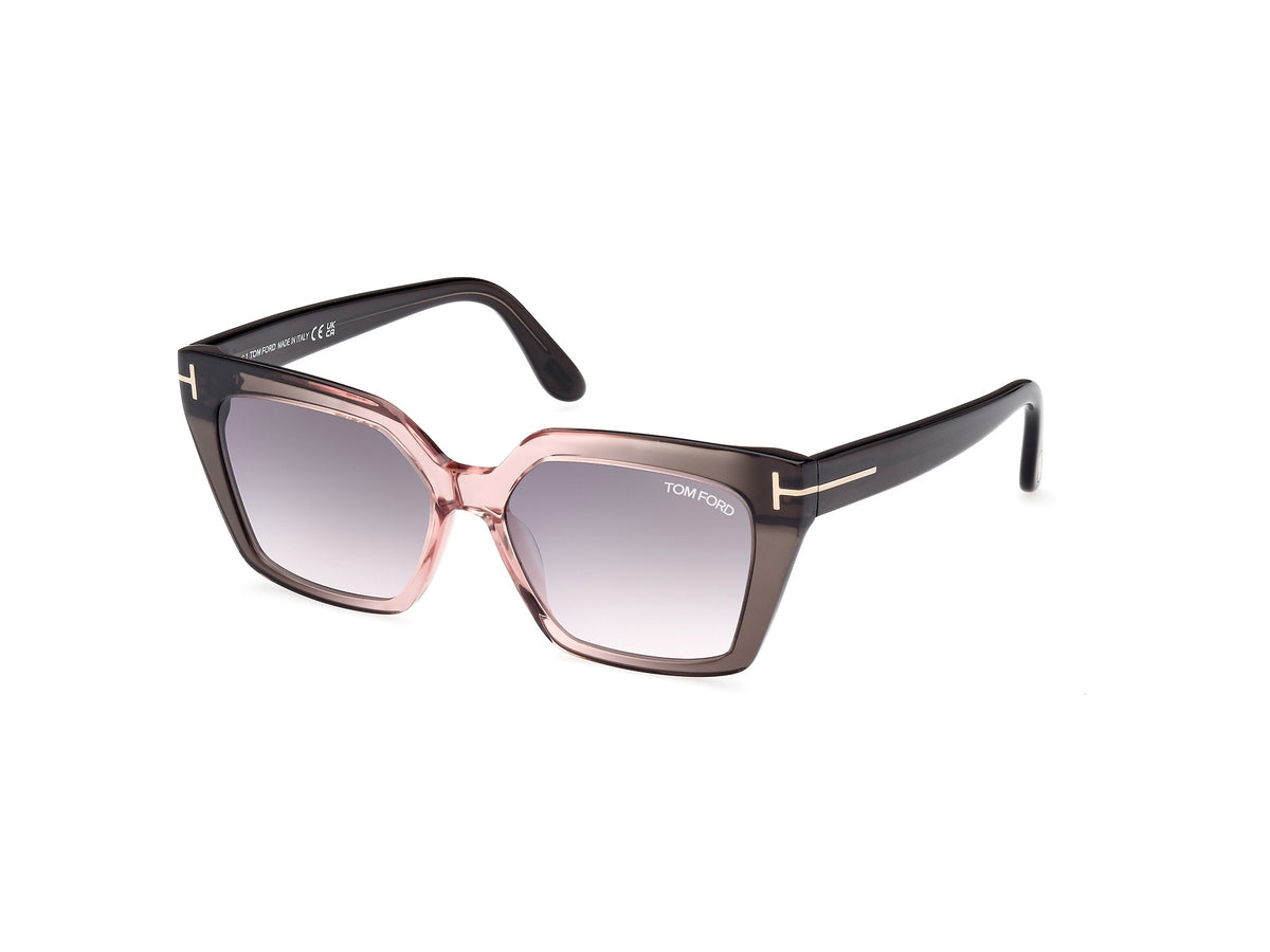 Tom Ford FT1030 FT1030 20G - Grey/Gradient / Shiny Grey - Lens: Shiny Grey