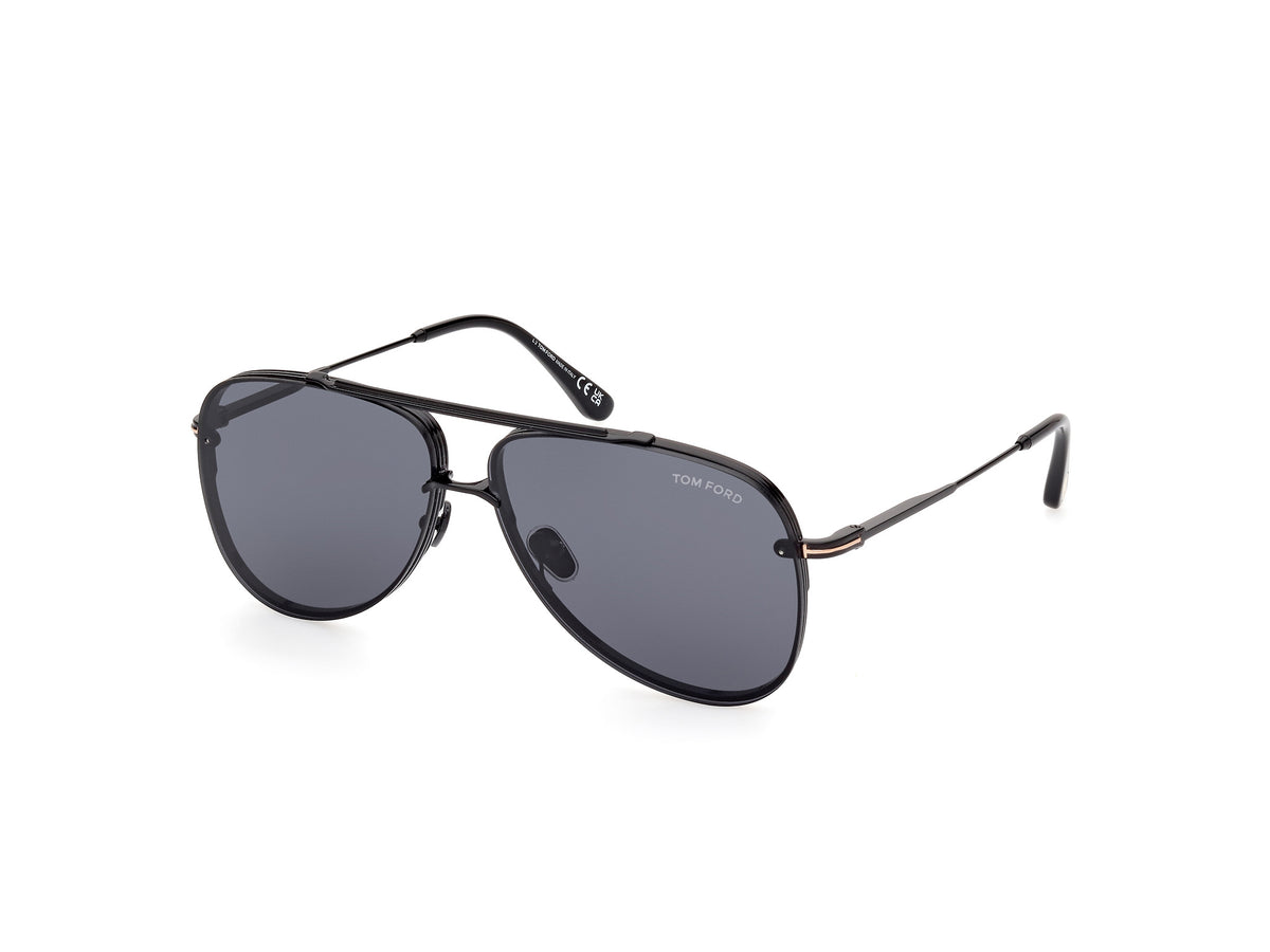 Tom Ford FT1071 FT1071 01A - Shiny Black / Shiny Black