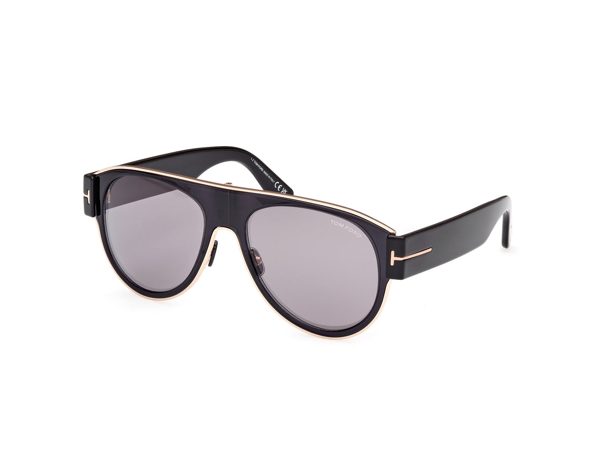 Tom Ford FT1074 FT1074 01C - Shiny Black / Shiny Black