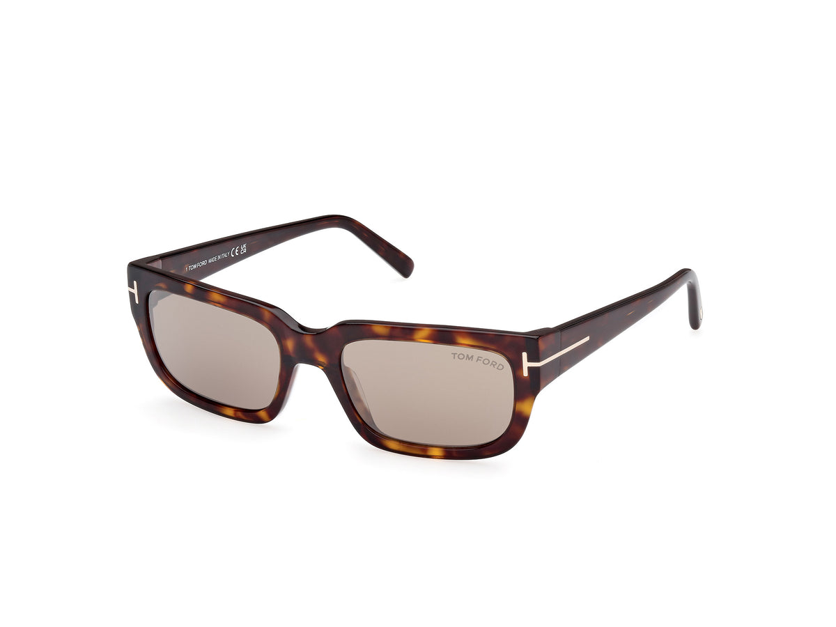 Tom Ford FT1075 FT1075 52L - Dark Havana / Dark Havana