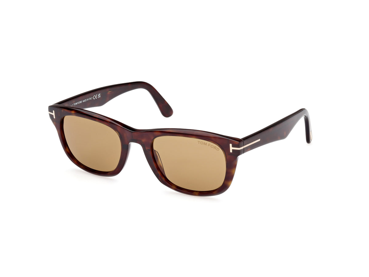 Tom Ford FT1076 FT1076 52E - Dark Havana / Dark Havana