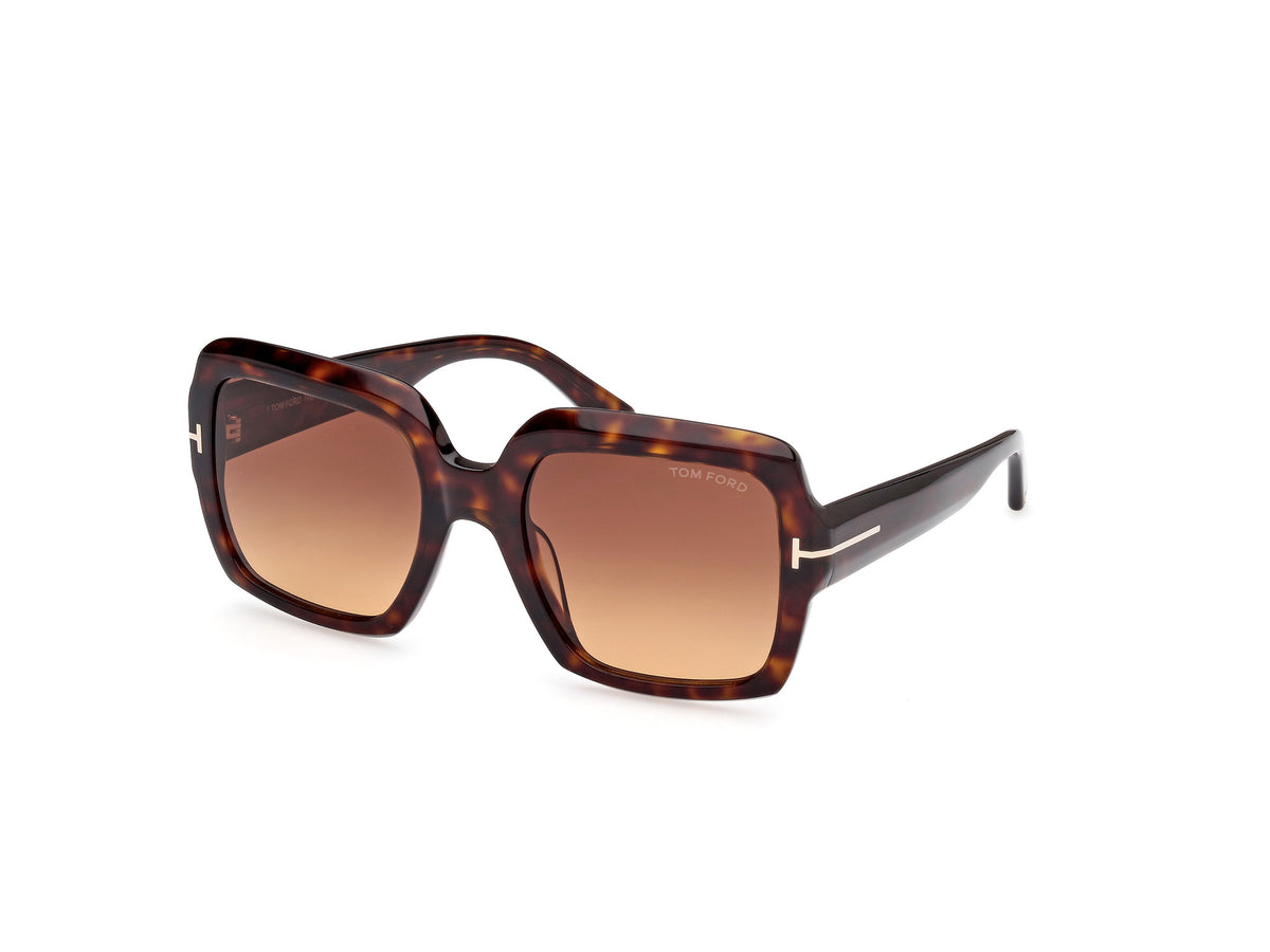 Tom Ford FT1082 FT1082 52F - Dark Havana / Dark Havana