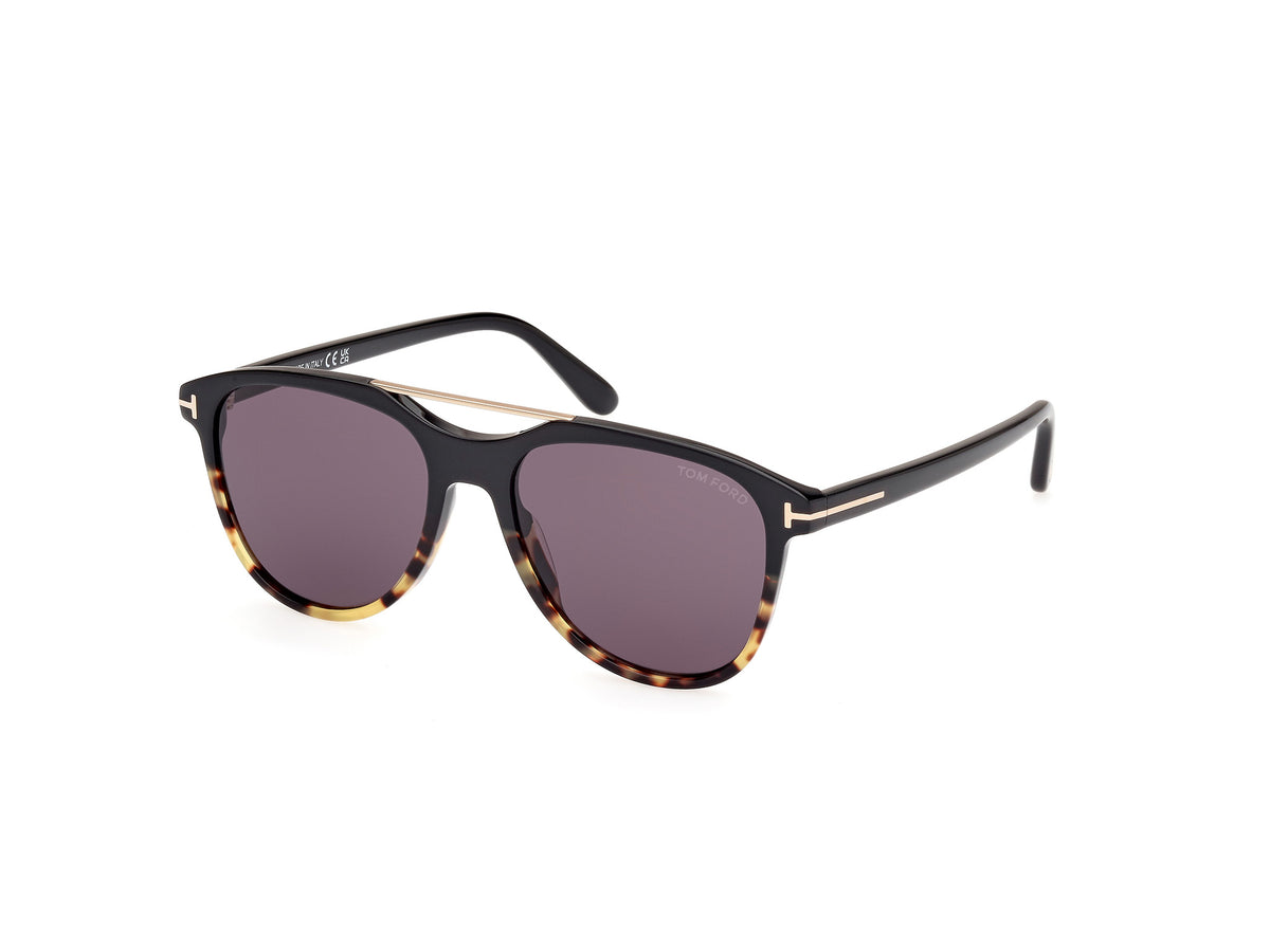 Tom Ford FT1098 FT1098 05A - Black/Havana/Black / Havana - Lens: Havana