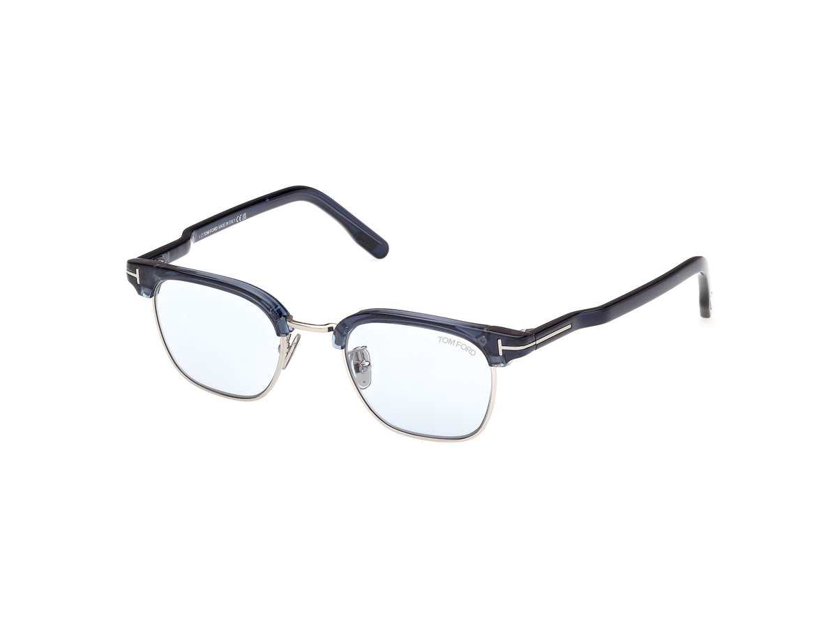 Tom Ford FT1119-D FT1119-D 90A - Shiny Blue / Shiny Blue