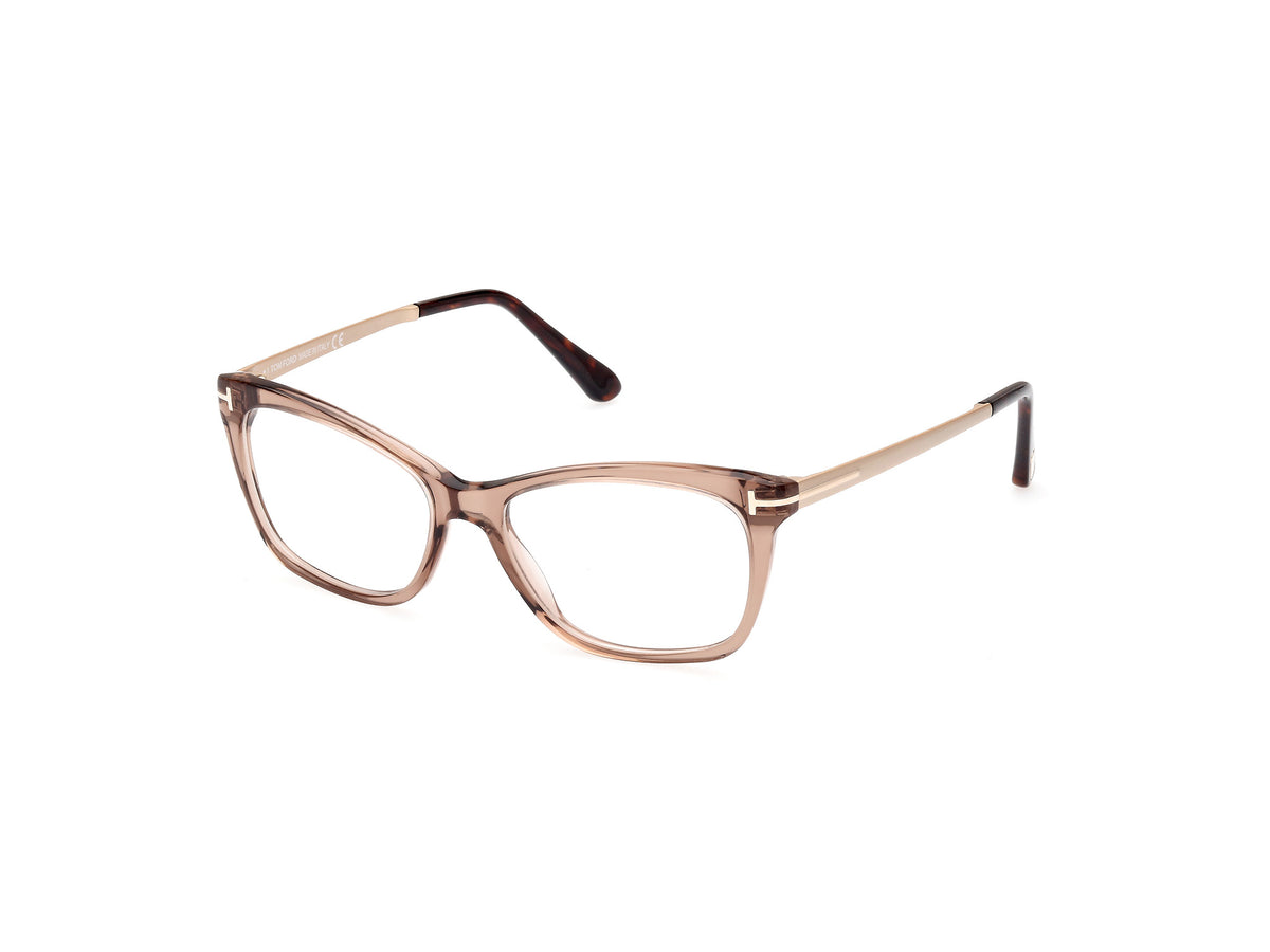 Tom Ford FT5353 FT5353 045 - Shiny Light Brown / Shiny Pale Gold