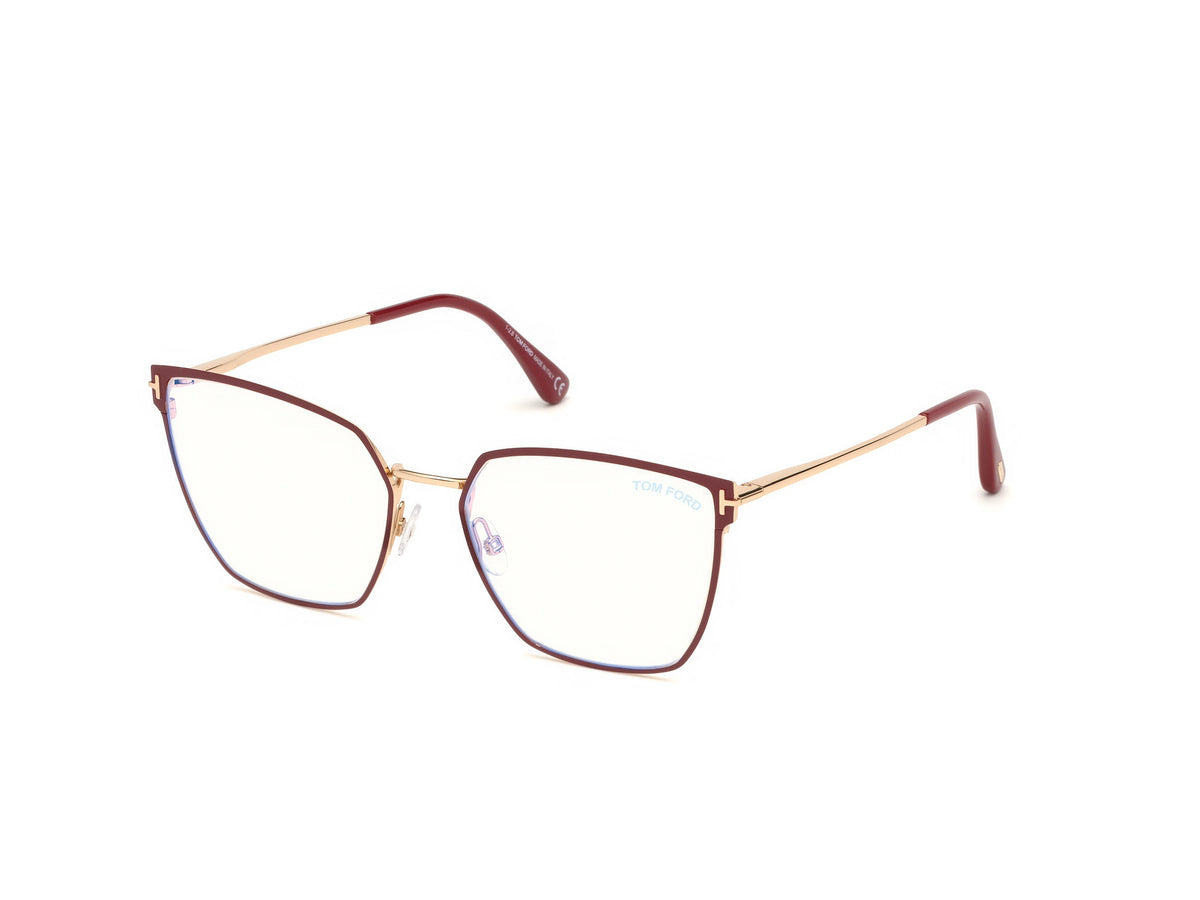 Tom Ford FT5574-B FT5574-B 069 - Shiny Bordeaux / Shiny Rose Gold