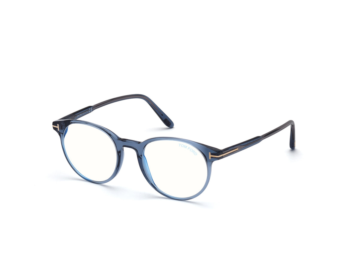 Tom Ford FT5695-B FT5695-B 090 - Shiny Blue / Shiny Blue