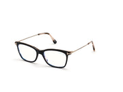 Tom Ford FT5712-B FT5712-B 005 - Black/Monocolor / Shiny Pale Gold - Lens: Shiny Pale Gold