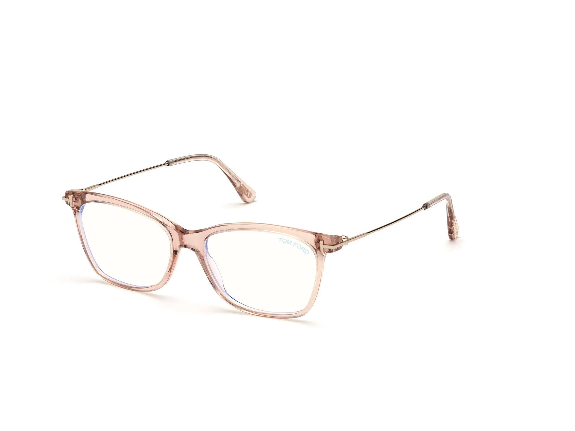 Tom Ford FT5712-B FT5712-B 072 - Shiny Light Pink / Shiny Pale Gold