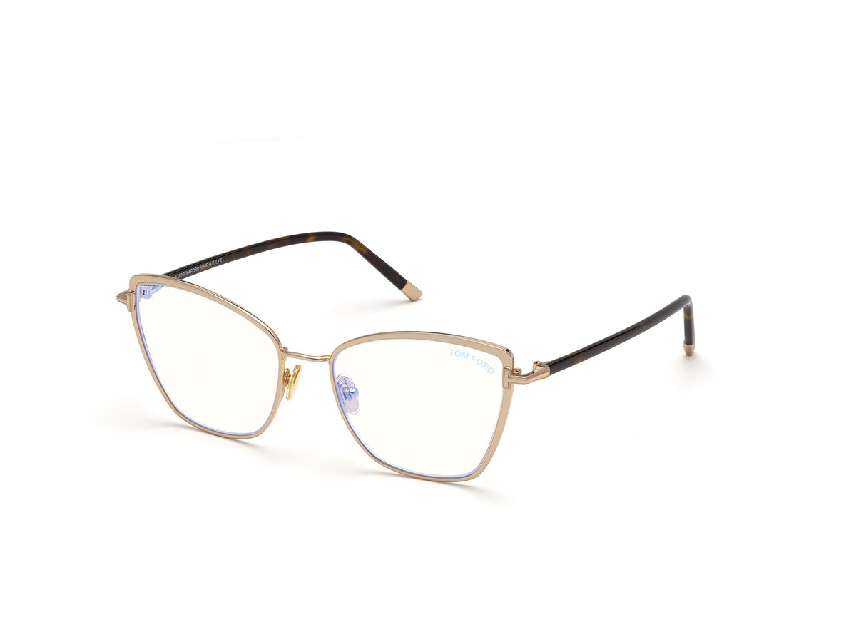 Tom Ford FT5740-B FT5740-B 028 - Shiny Rose Gold / Dark Havana