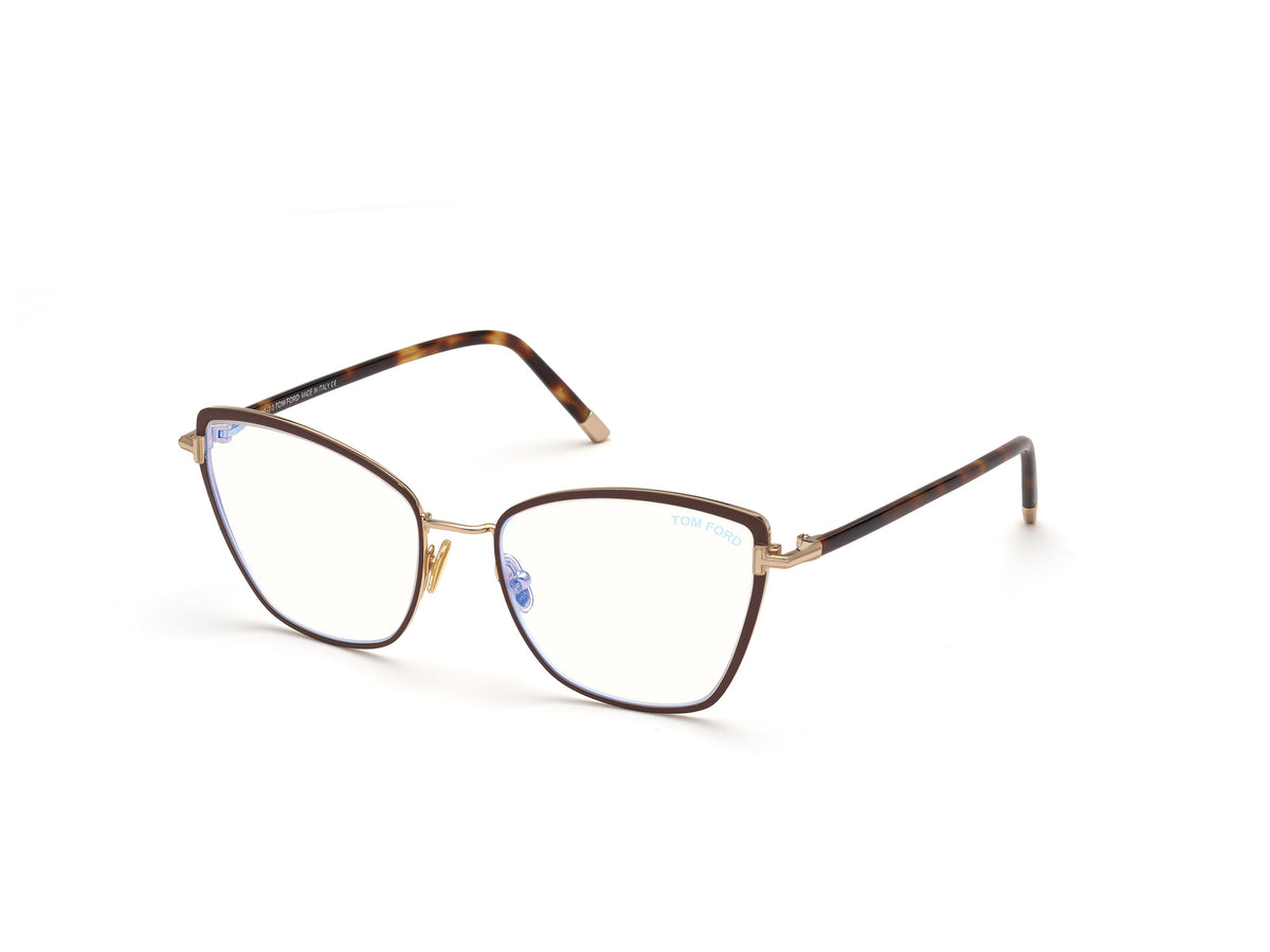 Tom Ford FT5740-B FT5740-B 048 - Matte Dark Brown / Blonde Havana