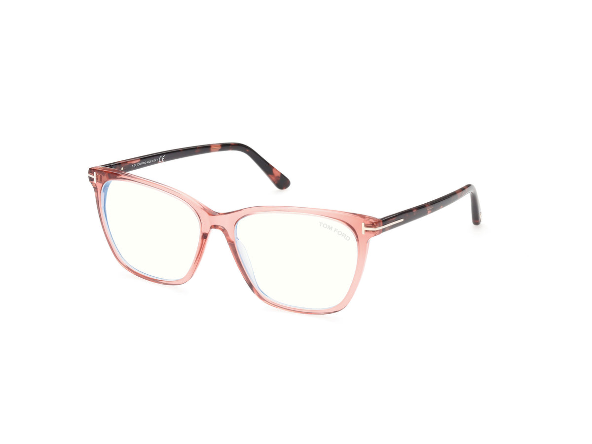 Tom Ford FT5762-B FT5762-B 074 - Shiny Light Pink / Coloured Havana