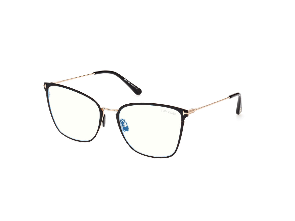 Tom Ford FT5839-B FT5839-B 001 - Shiny Black / Shiny Rose Gold