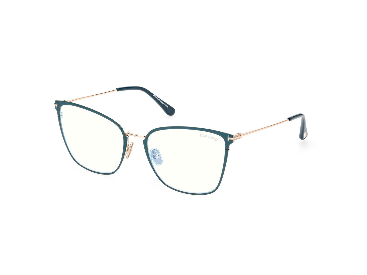 Tom Ford FT5839-B FT5839-B 087 - Shiny Turquoise / Shiny Rose Gold