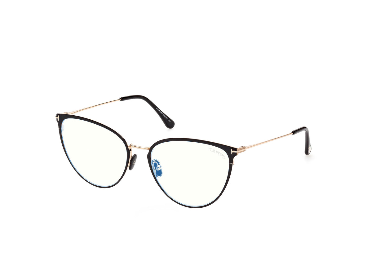 Tom Ford FT5840-B FT5840-B 001 - Shiny Black / Shiny Rose Gold