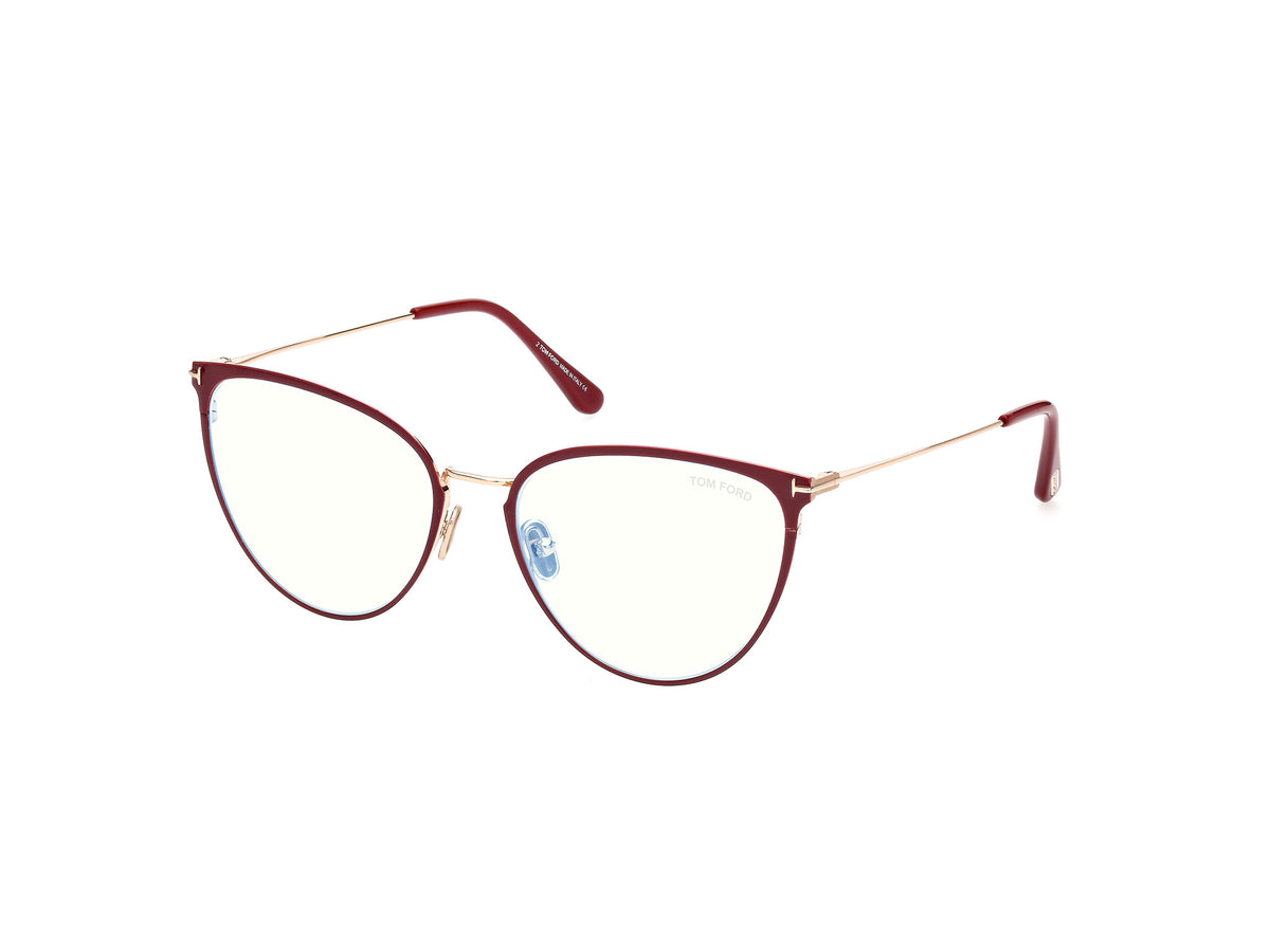 Tom Ford FT5840-B FT5840-B 066 - Shiny Bordeaux / Shiny Rose Gold