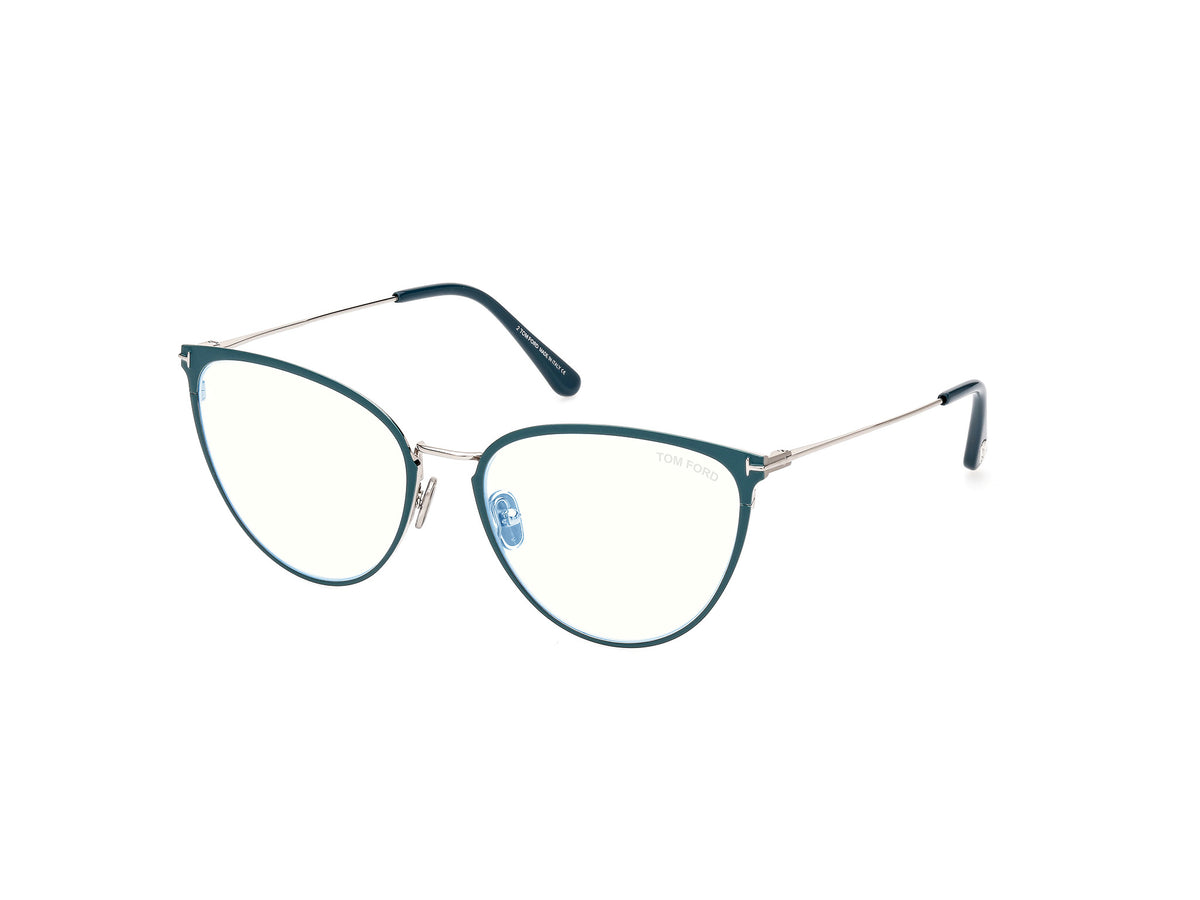 Tom Ford FT5840-B FT5840-B 087 - Shiny Turquoise / Shiny Palladium