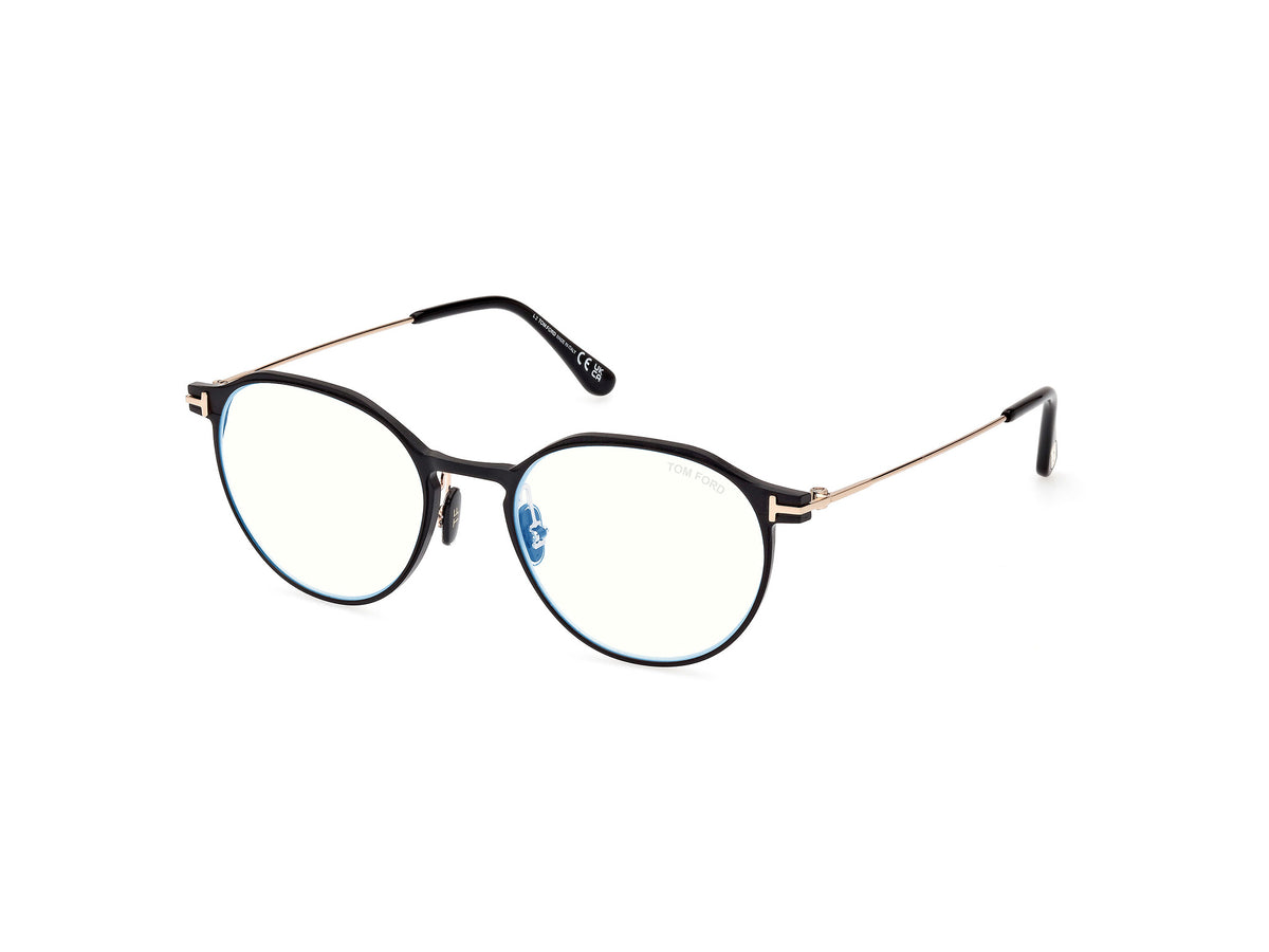 Tom Ford FT5866-B FT5866-B 002 - Matte Black / Shiny Rose Gold