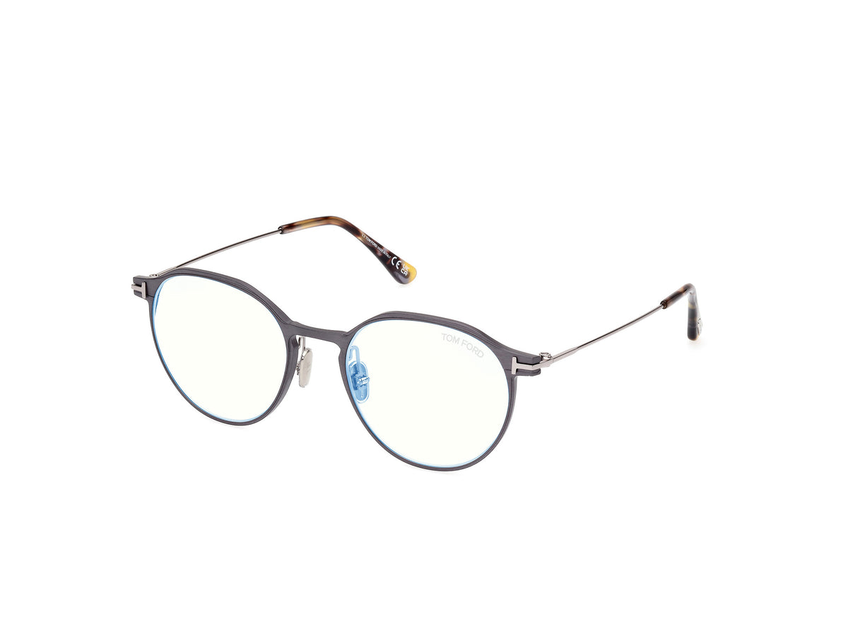 Tom Ford FT5866-B FT5866-B 013 - Matte Dark Ruthenium / Shiny Light Ruthenium