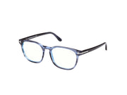 Tom Ford FT5868-B FT5868-B 092 - Blue/Striped/Blue / Striped - Lens: Striped